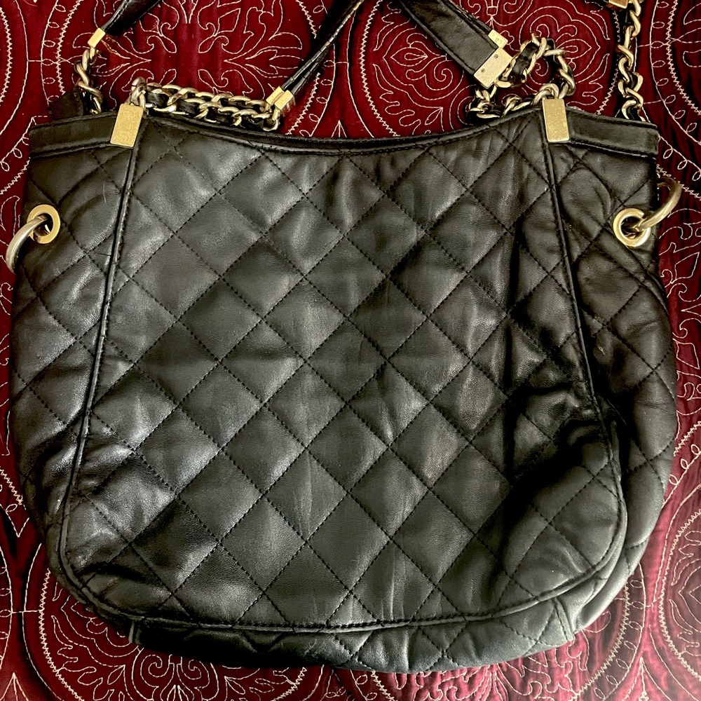 Michael Kors Black Leather Bag